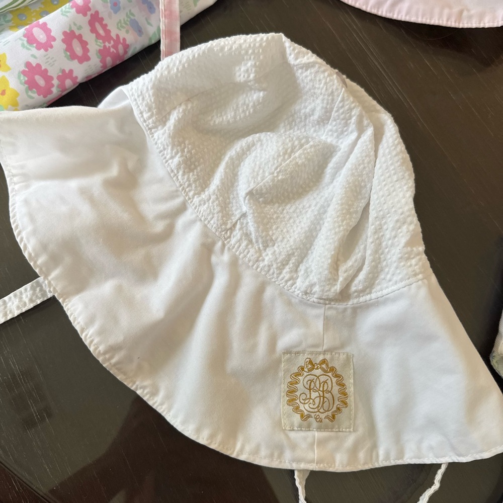Beaufort Bonnet White Kids Sun Hat